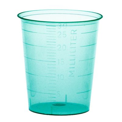 Einnehmebecher 25ml grün