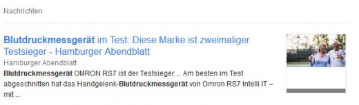 Omron RS 7 Blutdruckmessgaerät
