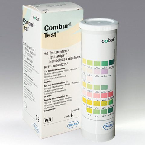 Teststreifen Combur-6- Diagnosetest