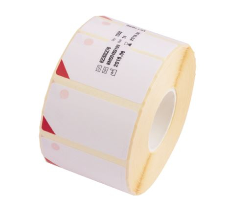 Einzeletiketten mit Dampfindikator, Format: 60 x 33 mm
