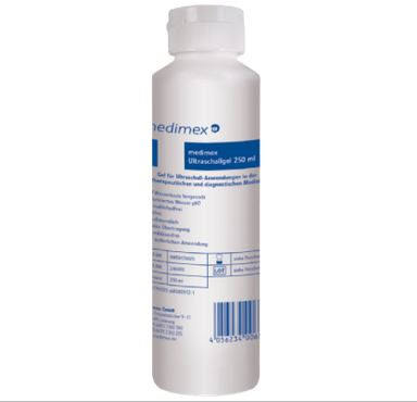 Ultraschallgel 250 ml Flasche Kontaktgel für Ultraschalldiagnostik