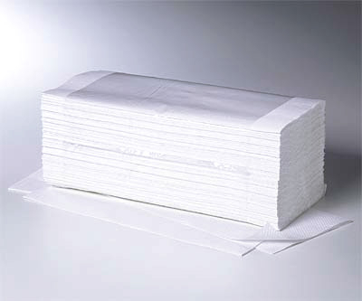 Papierhandtücher weiss